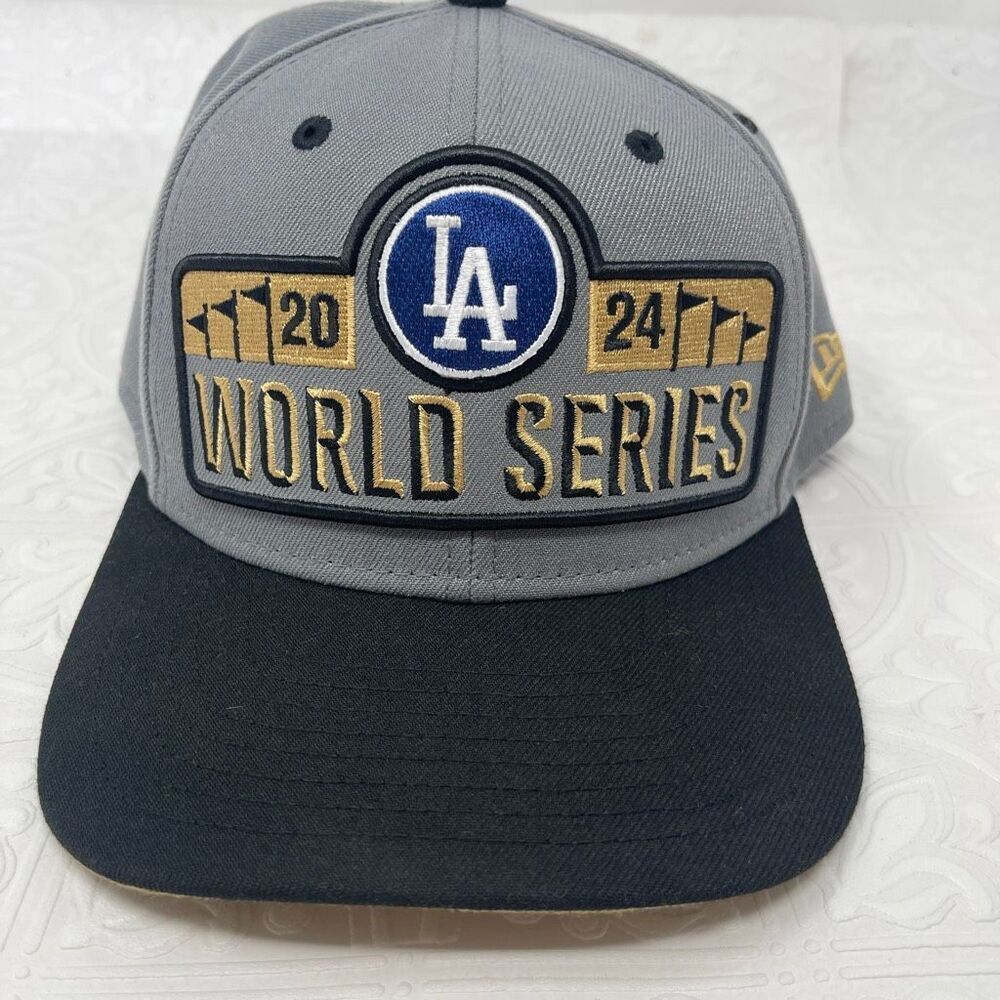 New Era Los Angeles Dodgers 2024 NL Champions Locker Room Hat In Hand World Seri